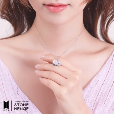 BTS x STONEHENgE Moment Of Light Necklace BIRTH