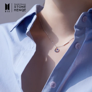BTS x STONEHENgE Moment Of Light Necklace COEXIST