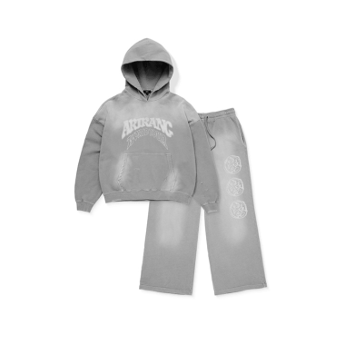 [2nd PRE-ORDER] BTS ARIRANG Hoodie & Pants Set-up (Gray)