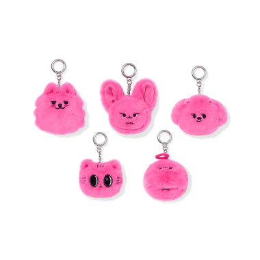 TXT PPULBATU Face Keyring ( PINK )