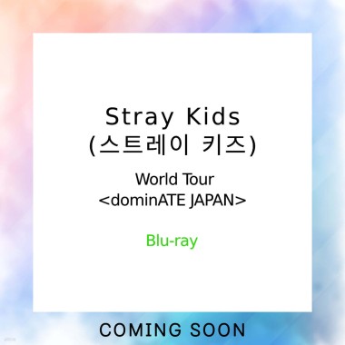 Stray Kids World Tour dominATE JAPAN Blu-ray ( Standard Edition )