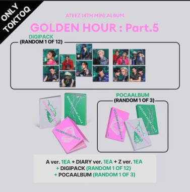 ATEEZ GOLDEN HOUR : Part. 5 TOKTOQ SET