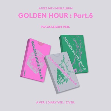 ATEEZ GOLDEN HOUR : Part. 5 POCAALBUM ver. / + pob