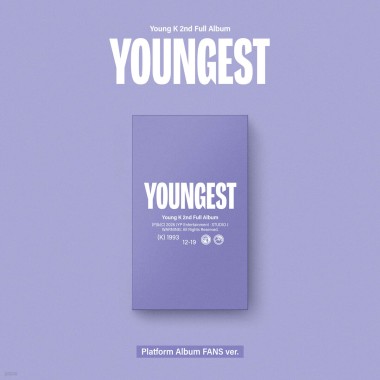 Young K ( DAY6 ) YOUNGEST Platform Album FANS ver.