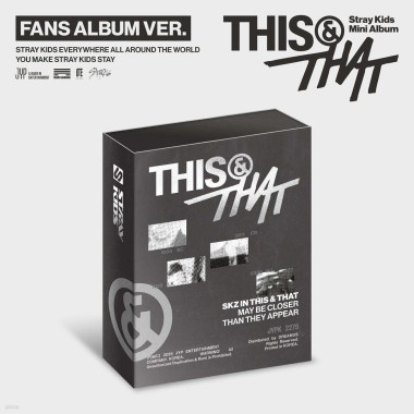 Stray Kids THIS & THAT Fans Album ver. / + pob