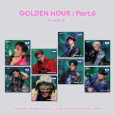 ATEEZ GOLDEN HOUR : Part. 5 Digipack ( hello82 )