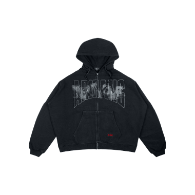 BTS Arirang US New York Zip up Hoodie (Black)