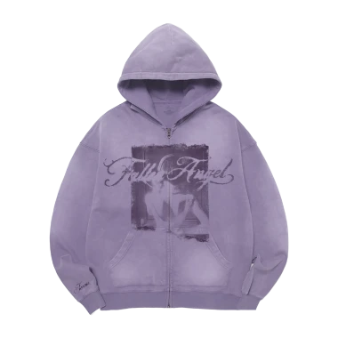 JENNIE Fallen Angel Lavender Zip Hoodie