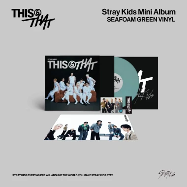 Stray Kids THIS & THAT Seafoam Green Vinyl ( D2C Exclusive )