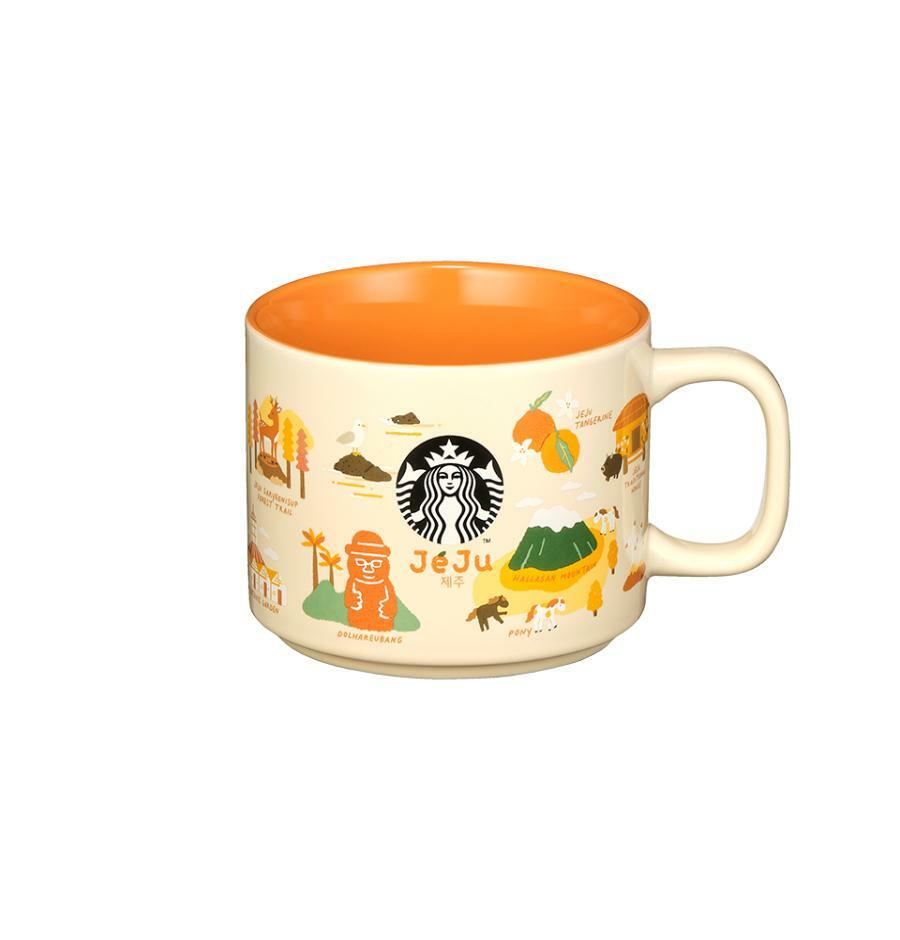Starbucks Korea 2021 Halloween Pumpkin Latte Mug  296ml Black Collectible  Mug